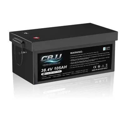 CBJJ ZW27 Golf Cart Battery 38.4V 105Ah LiFePO4 - Bluetooth Smart BMS