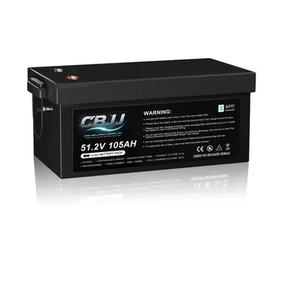 CBJJ ZW29 Golf Cart Battery 51.2V 105Ah LiFePO4 - J-Type Case